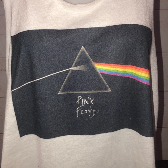 Fashionomics PInk Floyd White Graphic Tank - Picture 3 of 5